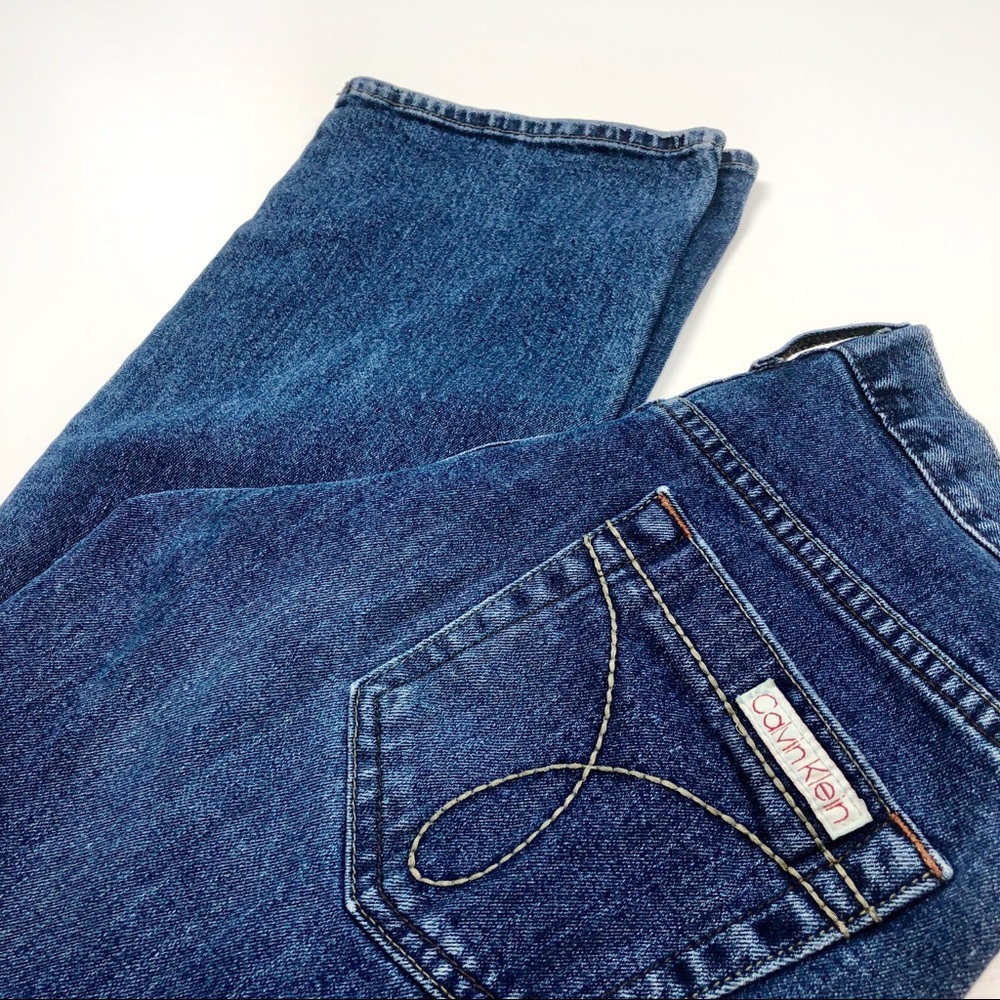 Vintage Calvin Klein high rise straight leg jeans